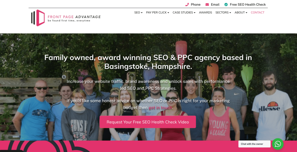 Front Page Advantage